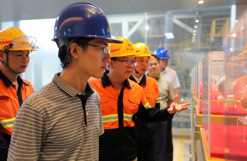 上杭县代县长王波到紫金铜业调研